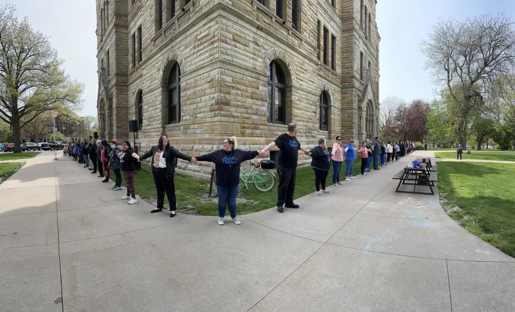 Hands Around the Courthouse