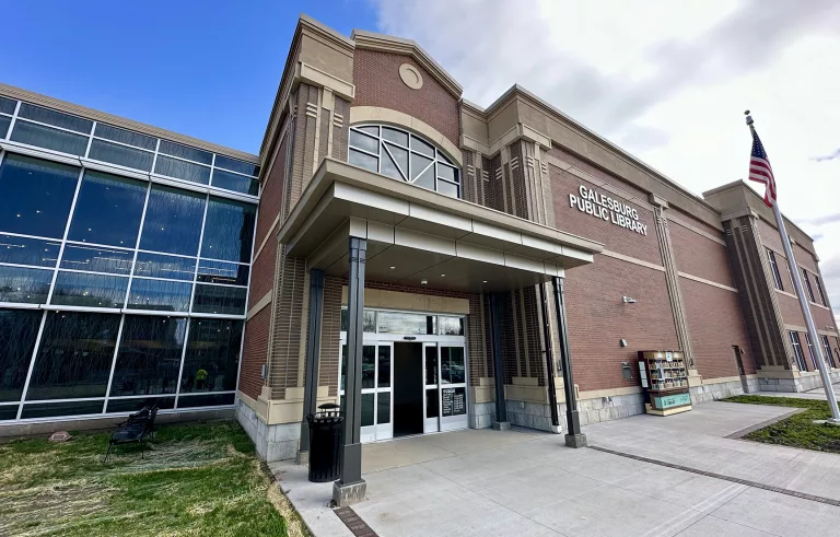 The new Galesburg Public Library, 264 W. Main St., opened for the first time on Wednesday, April 24, 2024.