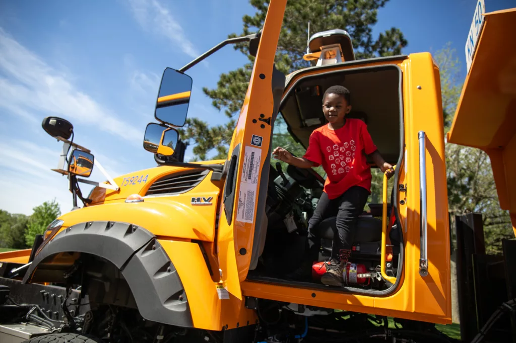 The annual Touch a Truck, sponsored by City of Galesburg Parks & Recreation, was Wednesday, May 1, 2024, at Lake Storey Park in Galesburg.