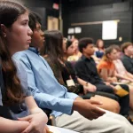 Gale_Scholars_Induction18: Ten members of the George Washington Gale Scholars Class of 2028 were inducted Tuesday, May 8, during a ceremony held in the Galesburg High School Little Theater. Inductees included: SaraRose Carrillo Fredrickson, William Grant IV, Ana Gutierrez, Harley Harris, Aaron Johnson Baker, Alondra Morales, Miles Patrick, Jasper Petry-Garcia, Tymyra Siby and Zacheriah Smith.

Attendees heard remarks from speakers including Steve Cheesman, director of George Washington Gale Scholars Program; Dr. Seamus Reailly, president of Carl Sandburg College; Randi Torrance, director of TRIO Upward Bound Math-Science at Sandburg and a Gale Scholar alumna; and Tyler Ferris, senior computer science major at Knox College.