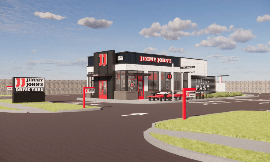 Pictured is a rendering of the new Jimmy John's restaurant coming to 522 N. Main St. in Monmouth.