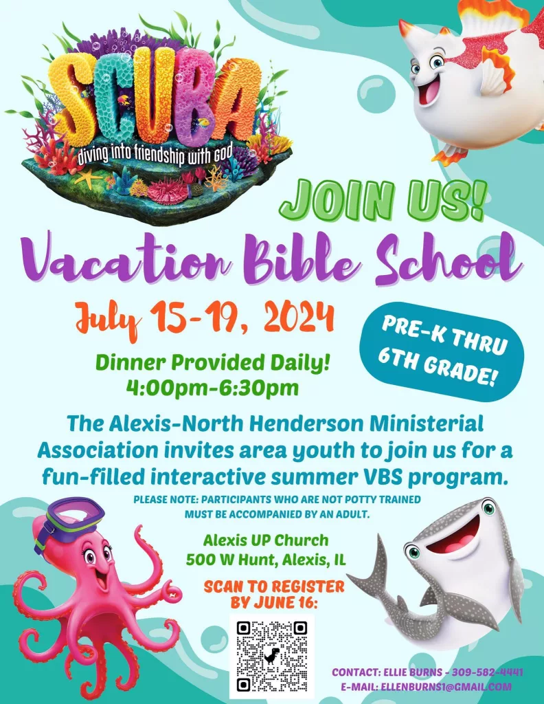 Alexis/North Henderson Vacation Bible School – WGIL 93.7 FM – 1400 AM