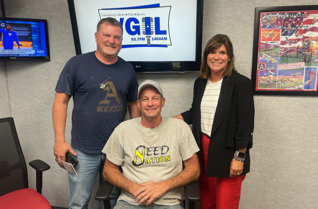 From left, Josh Smith, Ted Inness and Darcy Thorpe of the Knox County Fair board.