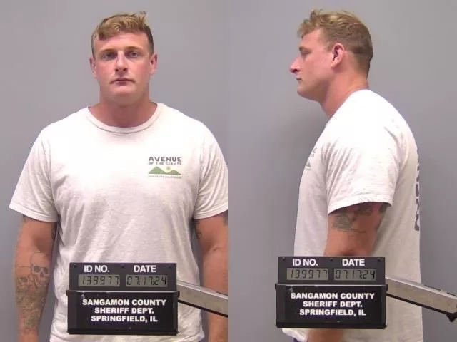 Sean Grayson booking photo. (Image provided by Sangamon County Jail)