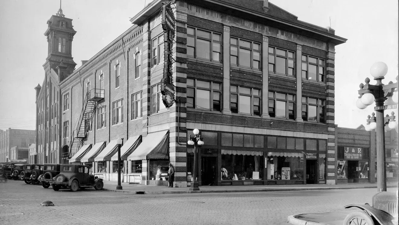 Pictured is 292 E. Simmons St. The building was originally built and used by George W. Brown Corn Planter Works.