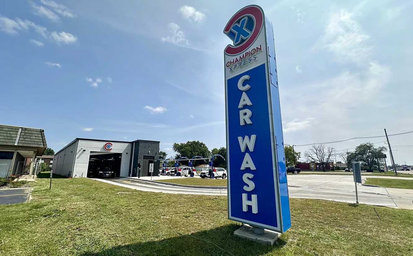 Champion Xpress Carwash served its first customers early Thursday, Aug. 22, 2024, at 1819 N. Henderson St. The tunnel car wash is open daily from 7:30 a.m. to 7 p.m.