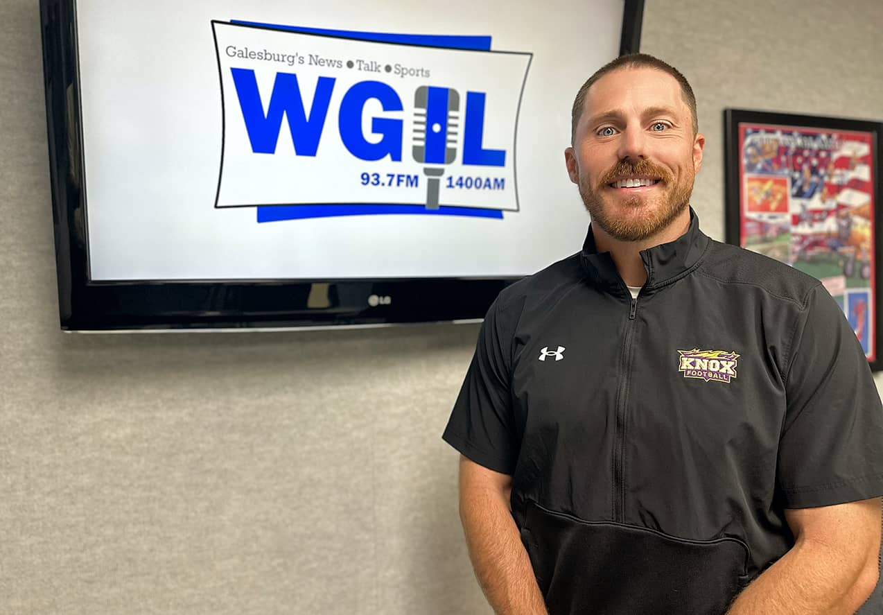 Aaron Willits, head football coach at Knox College