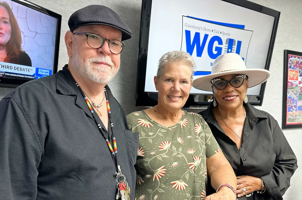From left, Daniel Leahy, Monica Slabodnick and Pippi Ardennia.