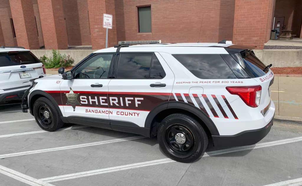 Sangamon County Sheriff’s Office patrol cars are pictured (Capitol News Illinois file photo by Jerry Nowicki)