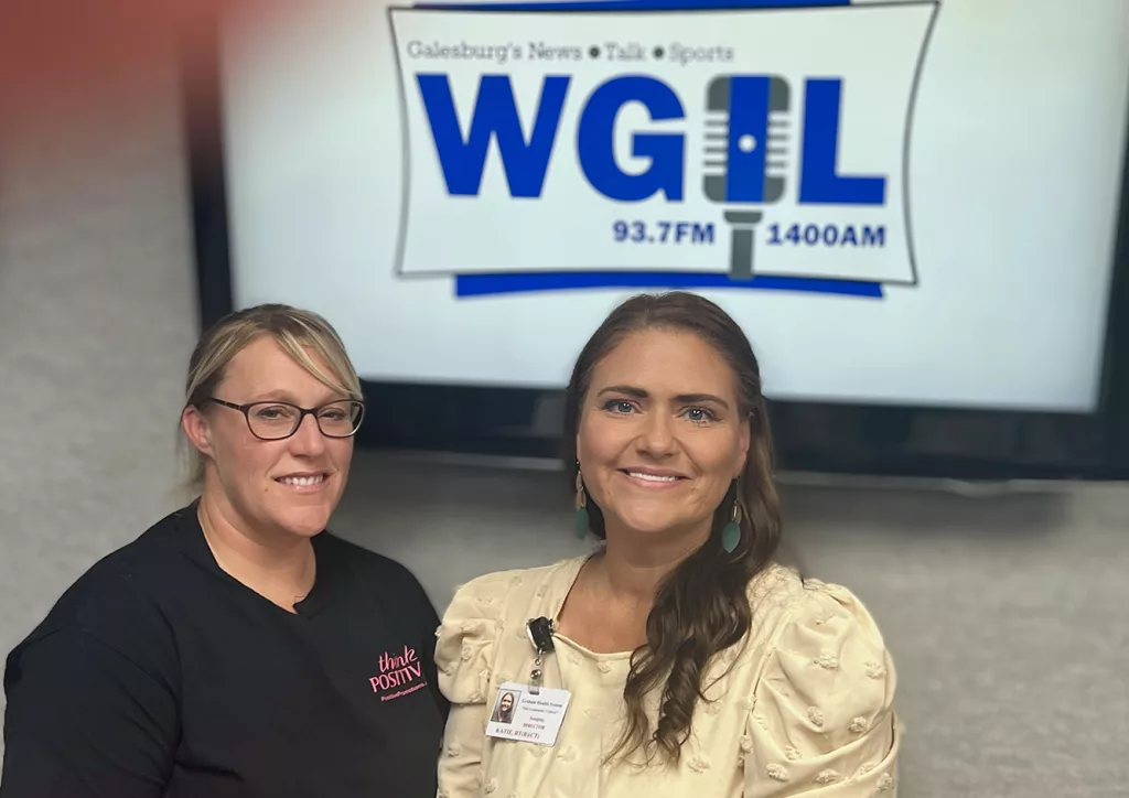 From left, Jessica English and Katie Brewer of Graham Medical Group.