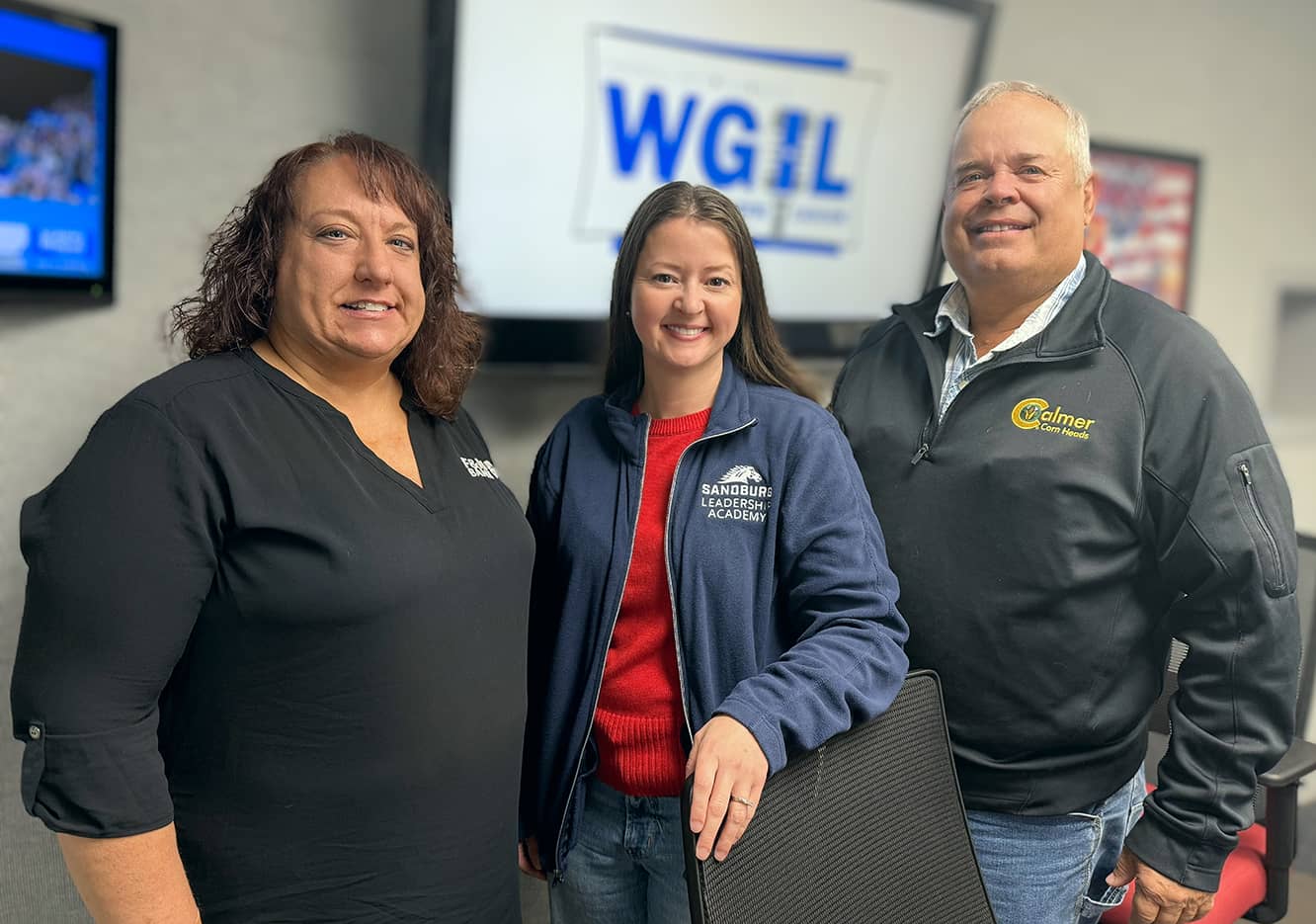 From left, Annette Pickrel, Autumn Scott and Dan Swanson.