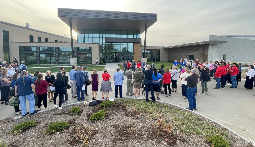 The latest chapter in Sandburg history was written Tuesday as the college held a grand opening and ribbon-cutting for its new Science & Technology Center.