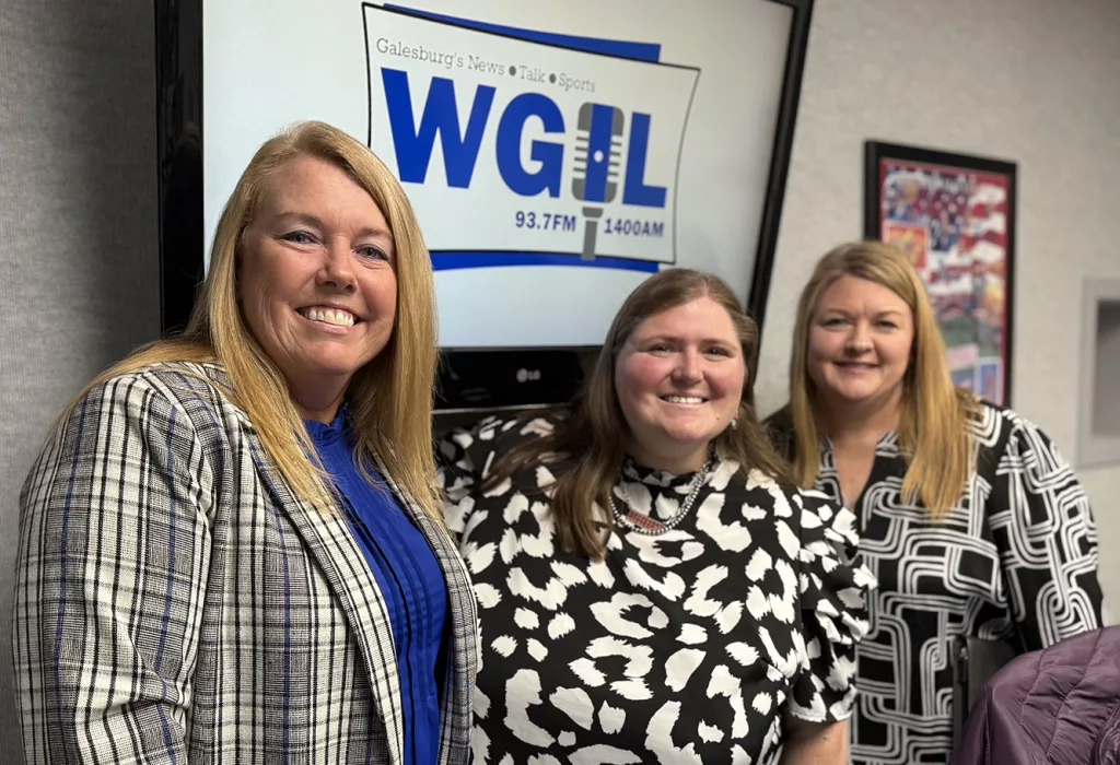 L-R: Kathy Wight (Regional Office of Education #33), Shelby Carlson (University of Illinois Extension) and Tracy Engstrom (Sandburg College coordinator of career development).