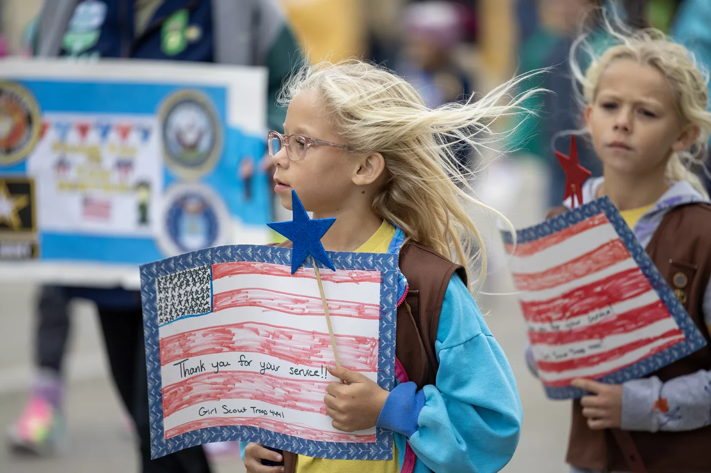 PHOTOS 2024 Galesburg Veterans Day Parade WGIL 93.7 FM 1400 AM