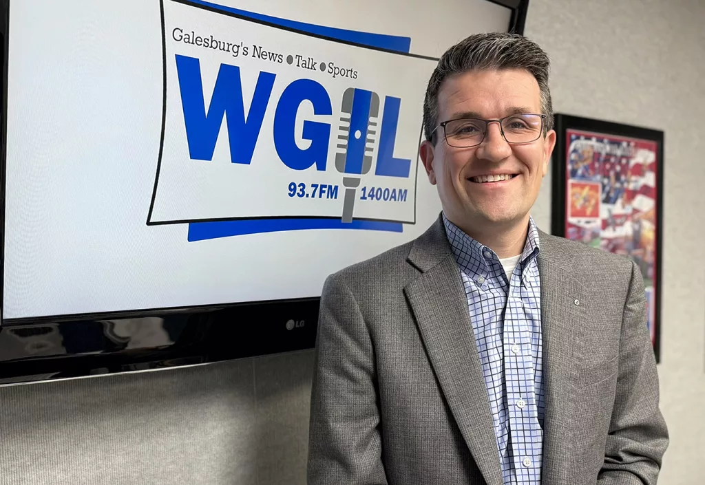 Josh Gibb, president and CEO of the Galesburg Community Foundation. (WGIL)