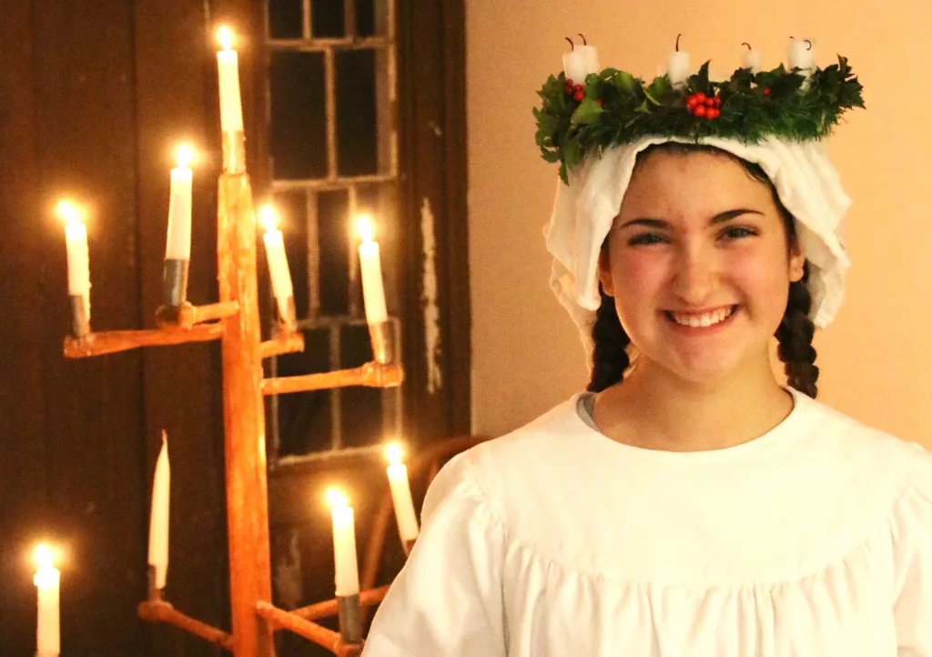 Lucia Girl at Bjorklund Hotel