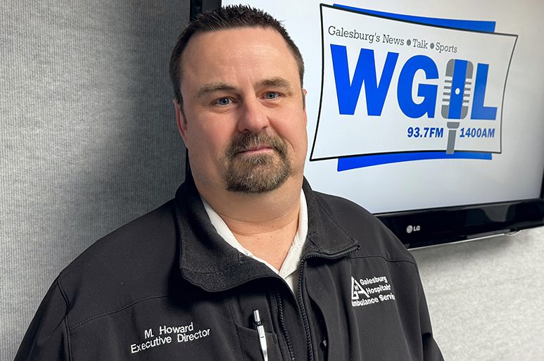 Mike Howard, executive director of Galesburg Hospitals' Ambulance Service. (WGIL)
