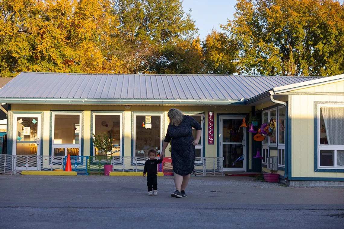 The Casners purchased and renovated a 1950s motel in order to open their child care center.