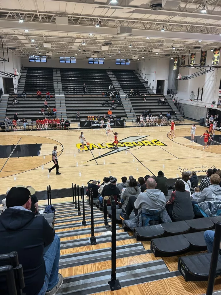 GHS girls basketball vs Rock Island at John Thiel Gym