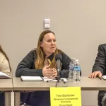 school8: Scenes from the Tuesday, March 4, 2025, NAACP Galesburg Candidate Forum at the Galesburg Public Library, featuring candidates for Galesburg District 205 school board. 
Photos by Addison Steinbach/ @theknoxstudent