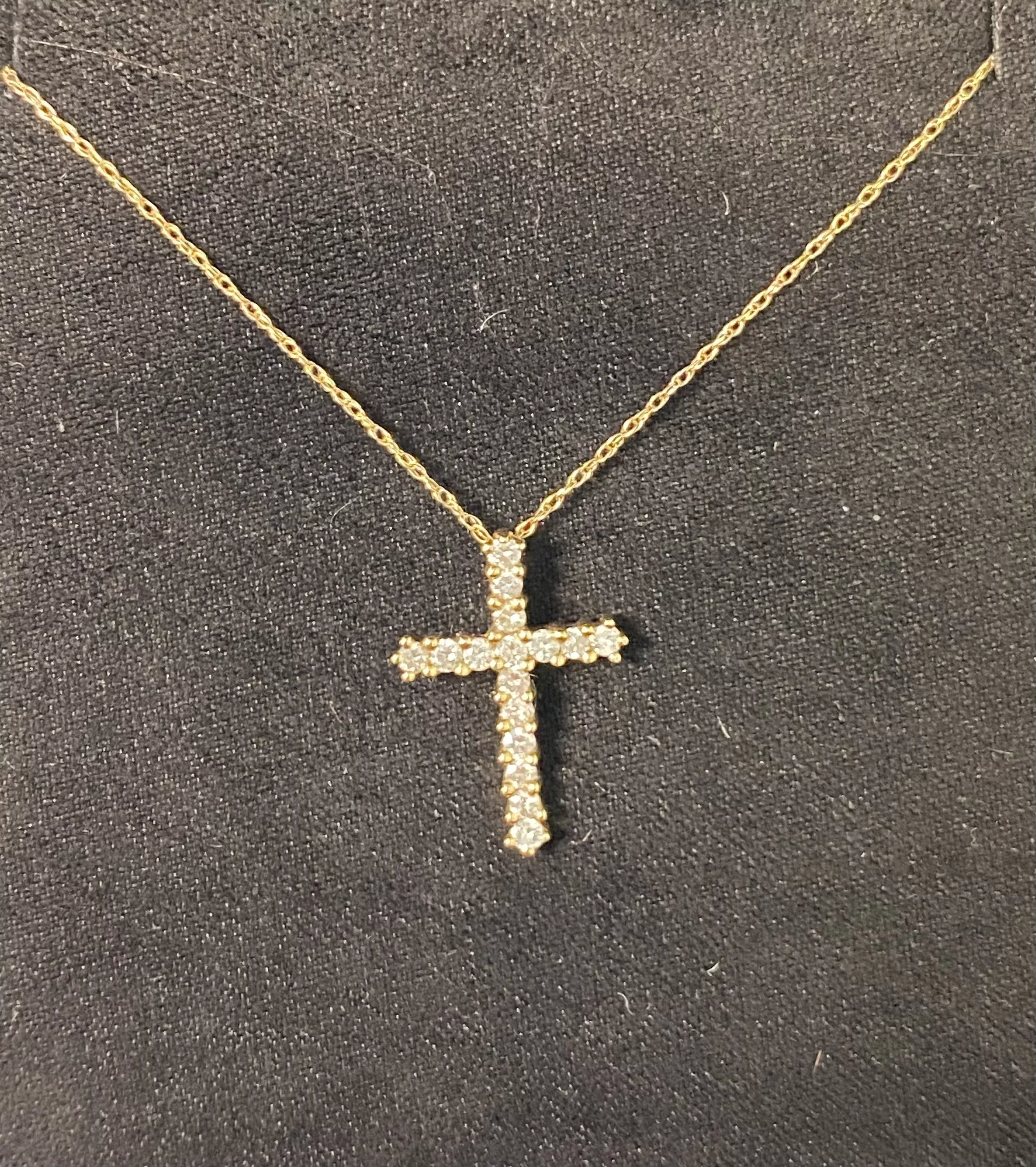 Diamond Cross Pendant