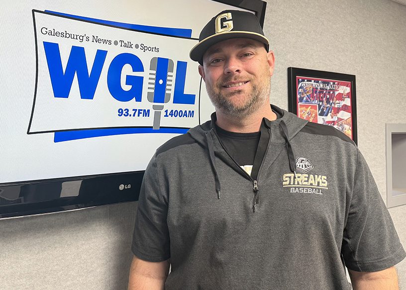 Galesburg High School baseball coach Jeremy Pickrel. 