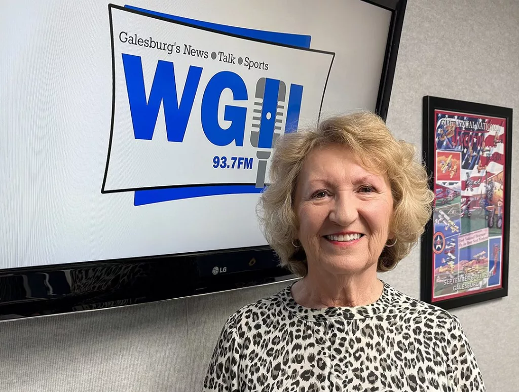 Marcia Parrish of Monmouth, facilitator of a local Parkinson’s Support Group and a Caregiver’s Support Group.