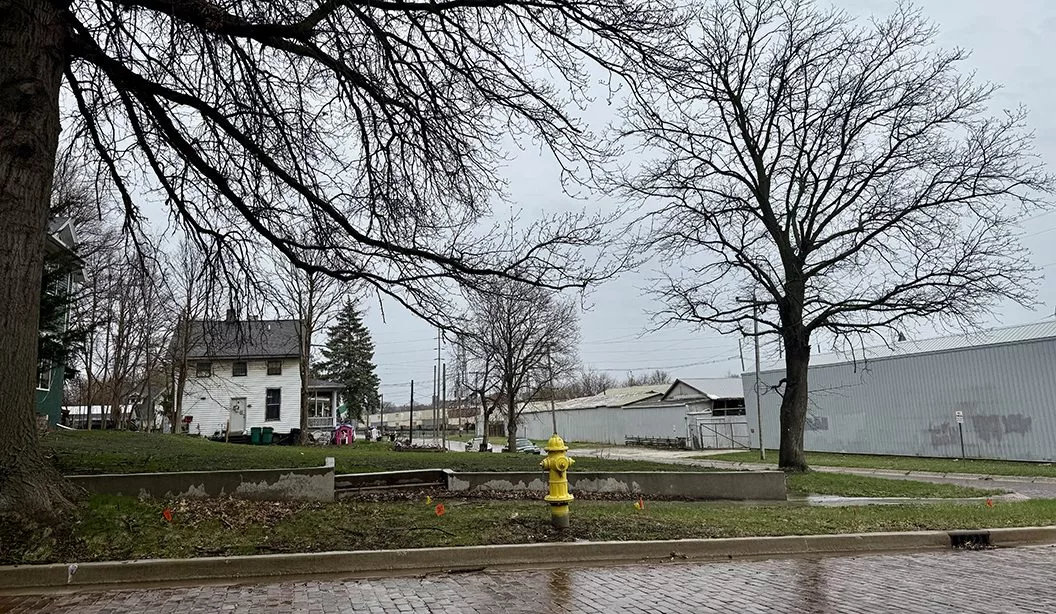 The City of Galesburg will soon seek bids for the redevelopment of 13 vacant city-owned lots around town, including this one at 215 N. Academy St.