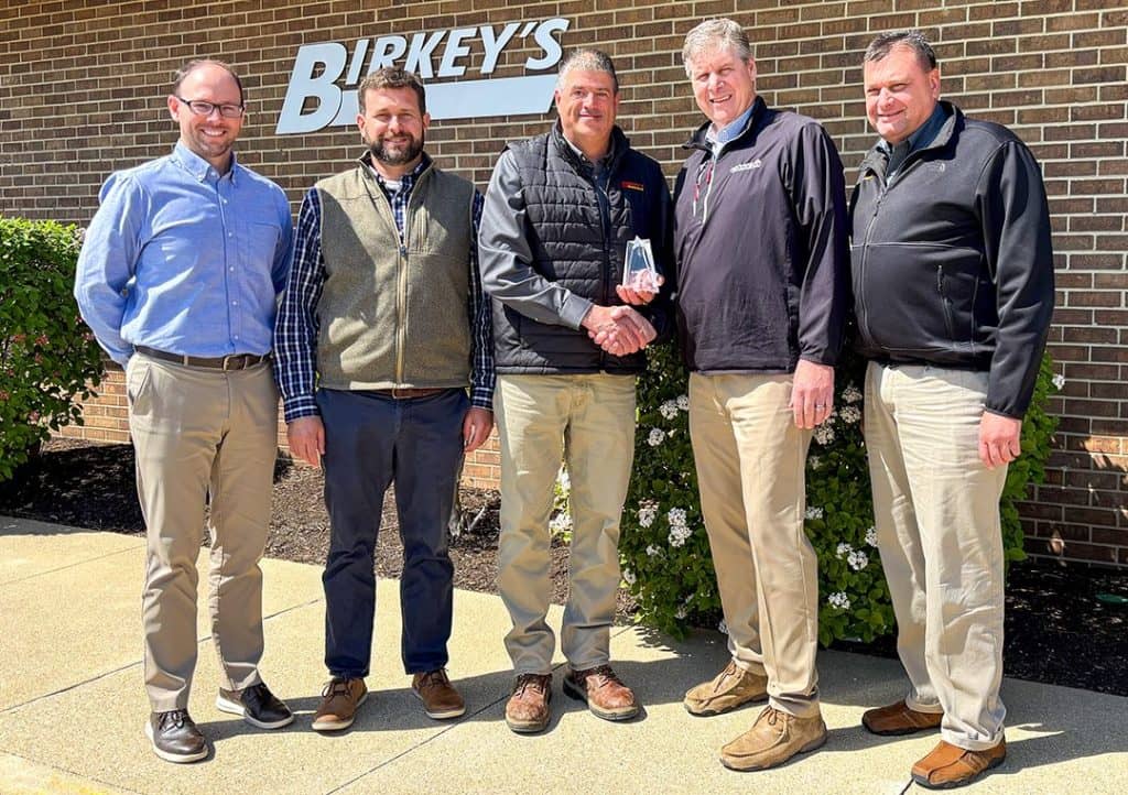 Chief Financial Officer, Ben Mast; Chief Executive Officer, Brady Foster; Director of Sales, Jason Hecht; Case IH Territory Sales Manager, Brad Baer; Chief Operating Officer, Mike Carley.