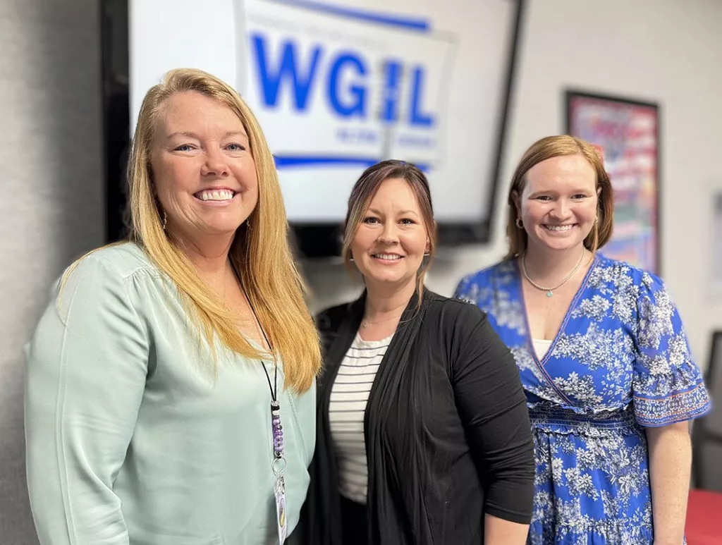 From left, Kathy Wiight, Mandy Balser and Jillian Isaacson.