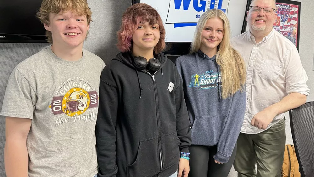 Performing Arts Academy presents, Shrek the Musical Jr! May 2-4 at The Orpheum Theatre in Galesburg. From left are: Student actors joining the interview were Noah Soper, Kyah Taylor, Nevaeh Bickerton and Tim Holmes.