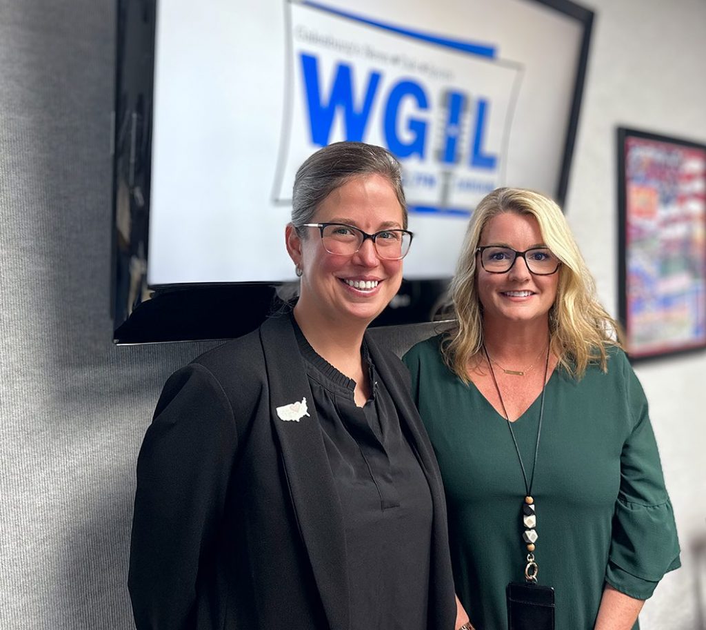 Mary Lyons, left, Director of Teacher Education at Knox College and director of College 4 Kids, and Mindi Ritchie, assistant superintendent of Human Resources and Student Supports with Galesburg District 205.. (WGIL)