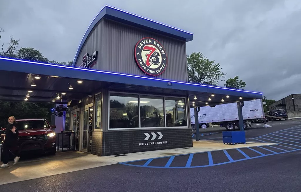 The 7 Brew Coffee in Batesville, Arkansas.