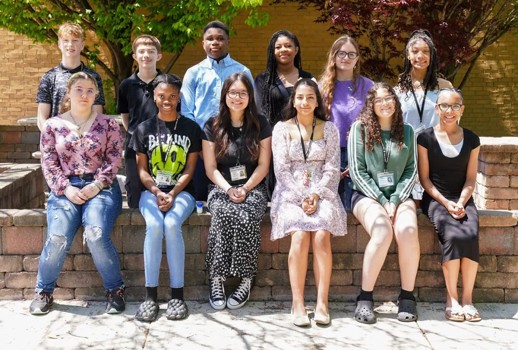 Twelve members of the George Washington Gale Scholars Class of 2029 were inducted Tuesday, May 6, during a ceremony held in the Galesburg High School Little Theater.
