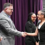 54505764761_cd17efc4cd_c: Twelve members of the George Washington Gale Scholars Class of 2029 were inducted Tuesday, May 6, during a ceremony held in the Galesburg High School Little Theater. Inductees included: Mackenzie Allbright, Darcy Anderson, Isaac Banda, Valeria Chavez, Eriana Dorsey, Ja'Nyah Ferguson, Serenitee Hanley, Amelia Gonzalez, Kameron Kaminski, Thirtsa Mpindi, Sofie Smith, and Ace Stanley. (Photos courtesy Bill Gaither/Carl Sandburg College)