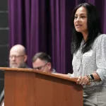 54505765101_e2fbcfb812_c: Twelve members of the George Washington Gale Scholars Class of 2029 were inducted Tuesday, May 6, during a ceremony held in the Galesburg High School Little Theater. Inductees included: Mackenzie Allbright, Darcy Anderson, Isaac Banda, Valeria Chavez, Eriana Dorsey, Ja'Nyah Ferguson, Serenitee Hanley, Amelia Gonzalez, Kameron Kaminski, Thirtsa Mpindi, Sofie Smith, and Ace Stanley. (Photos courtesy Bill Gaither/Carl Sandburg College)