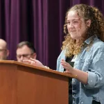 54506120395_a7b5e452d0_c: Twelve members of the George Washington Gale Scholars Class of 2029 were inducted Tuesday, May 6, during a ceremony held in the Galesburg High School Little Theater. Inductees included: Mackenzie Allbright, Darcy Anderson, Isaac Banda, Valeria Chavez, Eriana Dorsey, Ja'Nyah Ferguson, Serenitee Hanley, Amelia Gonzalez, Kameron Kaminski, Thirtsa Mpindi, Sofie Smith, and Ace Stanley. (Photos courtesy Bill Gaither/Carl Sandburg College)
