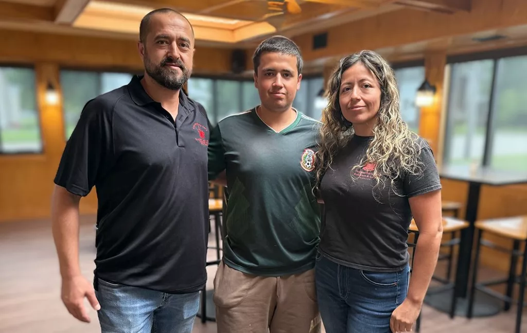 Two Brothers Cafe is owned and operated by Nik and Esmeralda Aliu, who named it after their sons, Betim, pictured, and Leo.