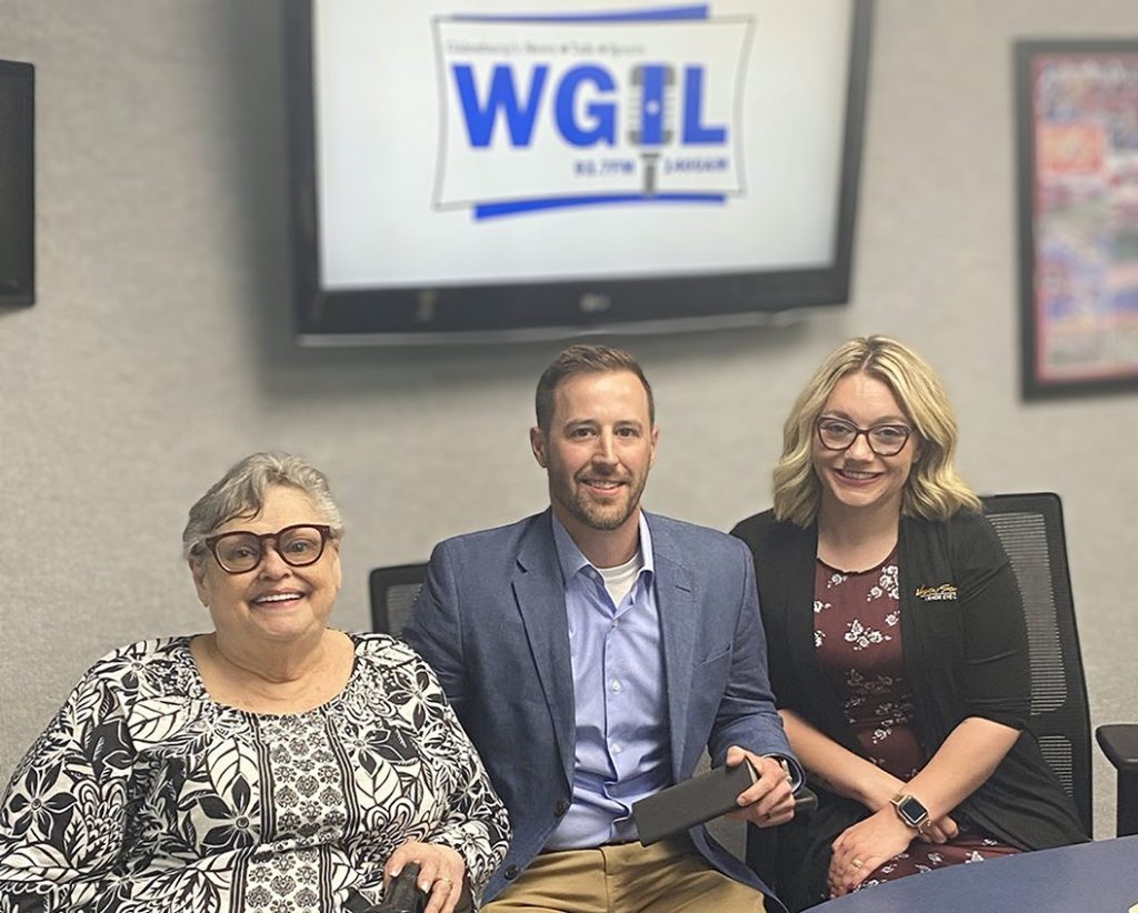 Left to right: Janet West, Jack Knopp, and Taylor Swanson.