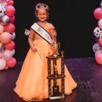 queen-2025-3: Paige Pickrel of Galesburg was crowned the 2025 Little Miss Knox County Fair Queen at the pageant Saturday at the Orpheum Theatre.