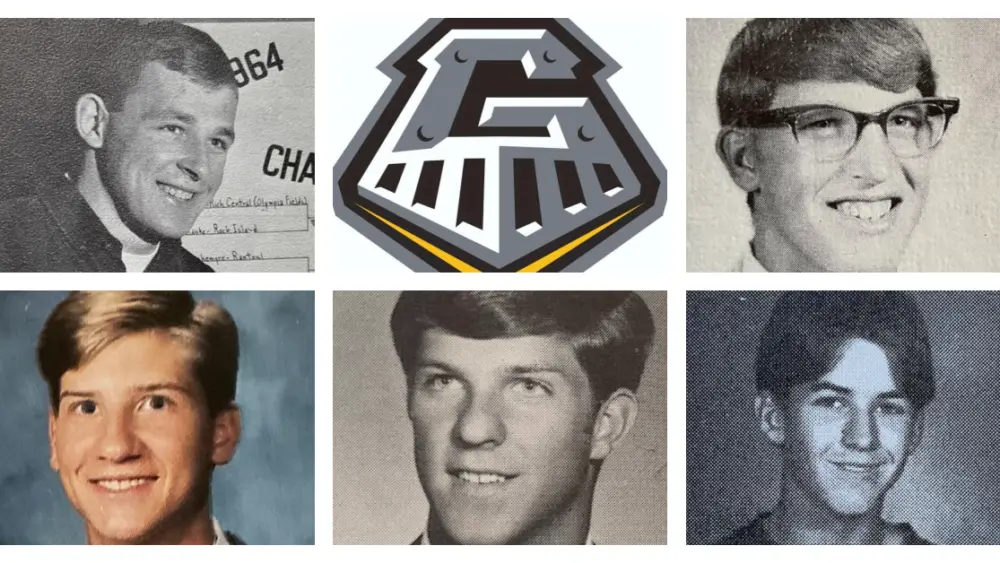 Top row, L-R: Gene Denisar and Dean McKillip. Bottom row, L-R: Nate Bobofchak, Mike Doyle, and Jason Gunther.