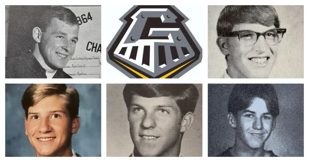 Top row, L-R: Gene Denisar and Dean McKillip. Bottom row, L-R: Nate Bobofchak, Mike Doyle, and Jason Gunther.