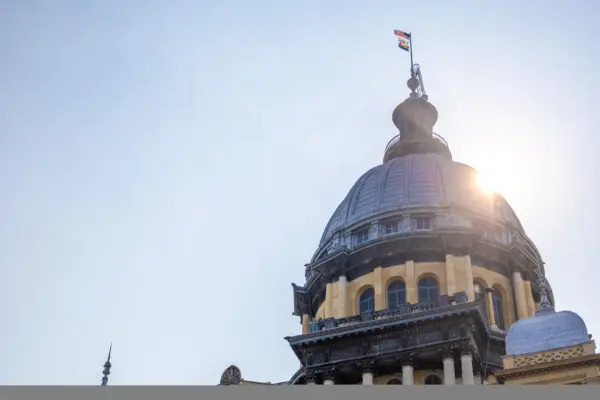 The Illinois Capitol is pictured on May 31, 2025, during the final day of the spring session. (Capitol News Illinois photo by Andrew Adams)