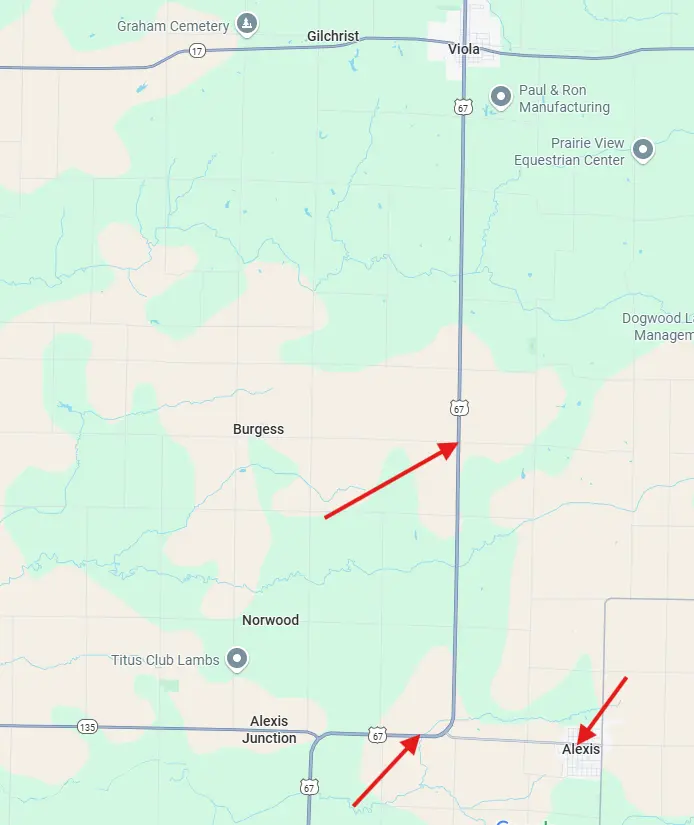 U.S. 67, Illinois 135 work begins July 7
