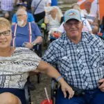 knox-co-fair-grandstand-067: Country superstar Clint Black, along with special guest Diamond Rio, entertained a huge crowd at the Knox Country Fair on Thursday, July 10, 2025.