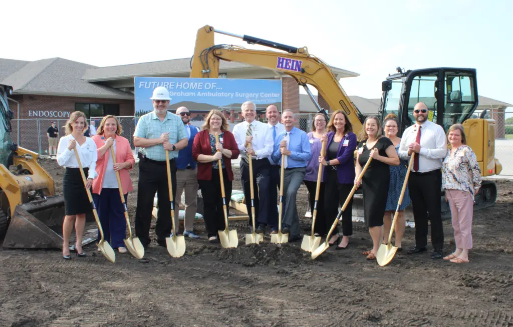Graham Health System has officially broken ground on a $5.1 million ambulatory surgery center in Galesburg.