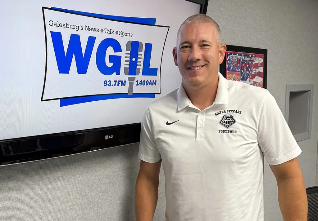 Shawn Hickey, Galesburg High School head football coach.