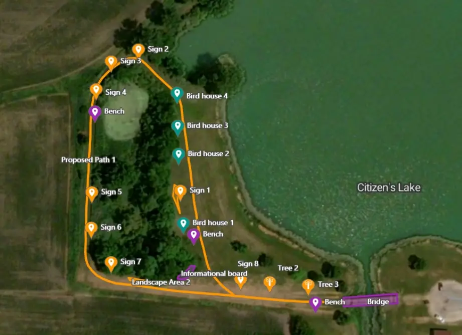 The Monmouth City Council approved a Citizens Lake OSLAD Grant application on Monday, featuring a new 1,500-foot ADA-compliant pedestrian trail, a key enhancement for community recreation.