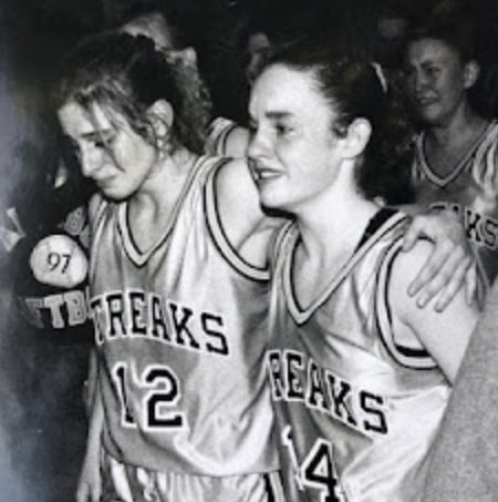 Former Silver Streaks Sara Wood, left, and Molly Watson.