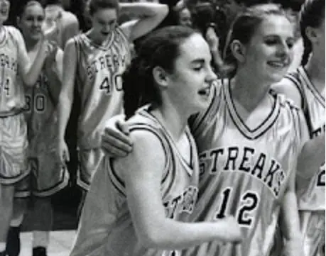 Former Silver Streaks Molly Watson, left, and Sara Wood.